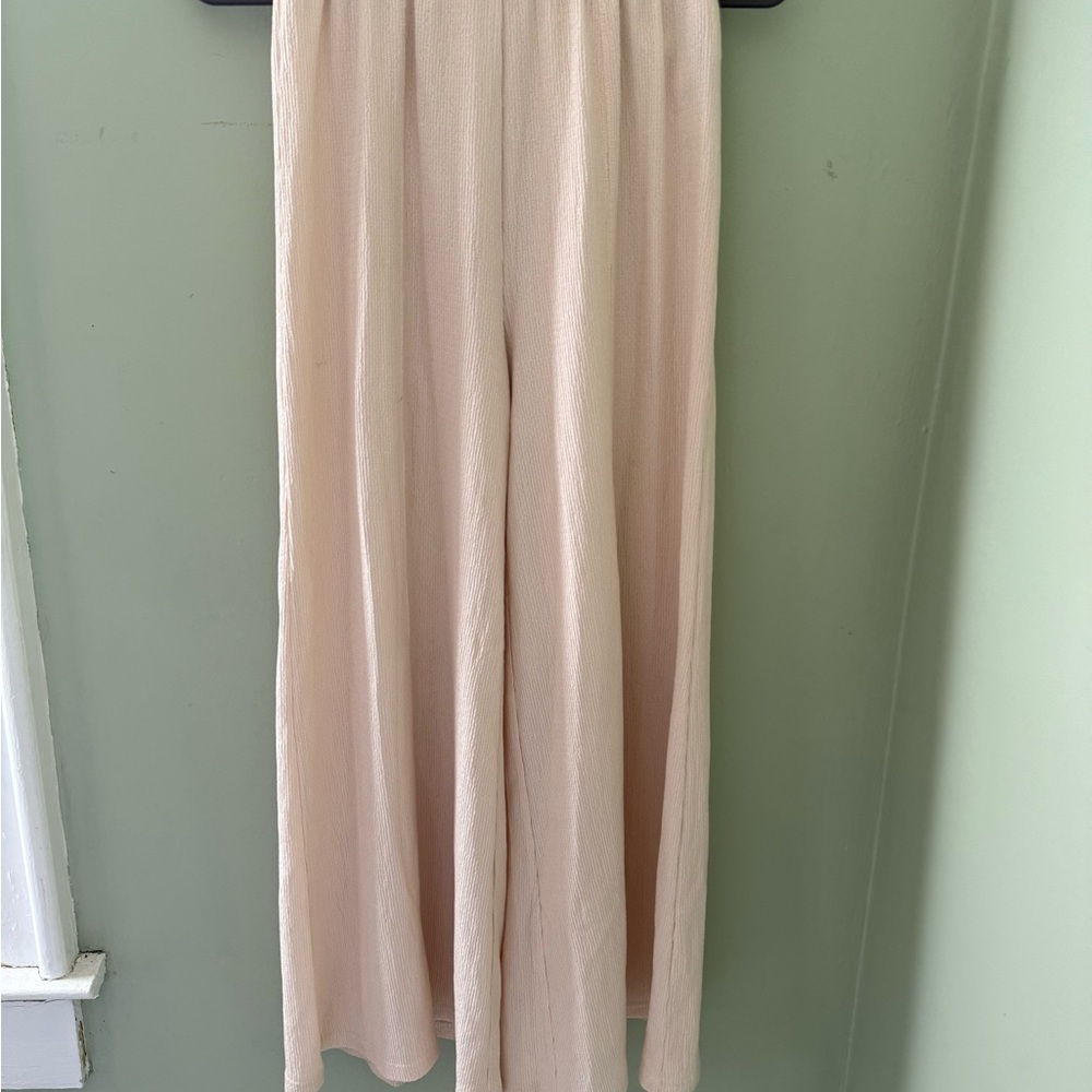 Roxy Cream Wide Leg Women's Pants Size Small NWOT